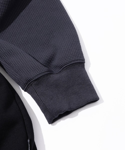 SILAS(サイラス)の「LAYERED SLEEVE CREW NECK(スウェット・メンズ・ブラウン/ブラック/オフホワイト・L/M/XL)」の8枚目の写真