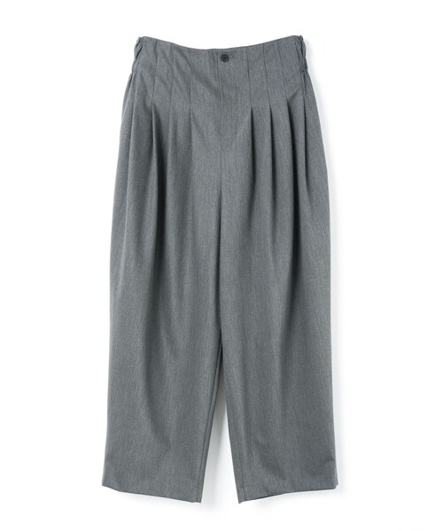 mizuiroind（ミズイロインド）の「mizuiro ind ハイウエストタックパンツ（その他パンツ・レディース・ブラック系その他/ブルー系その他3/グレー系その他・FREE）」の2枚目の写真