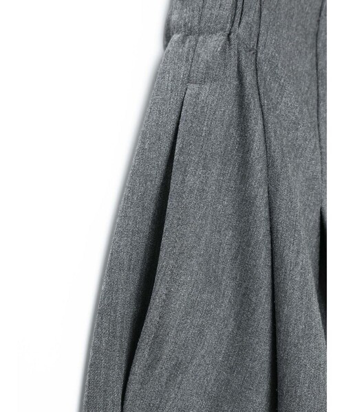 mizuiroind（ミズイロインド）の「mizuiro ind ハイウエストタックパンツ（その他パンツ・レディース・ブラック系その他/ブルー系その他3/グレー系その他・FREE）」の7枚目の写真