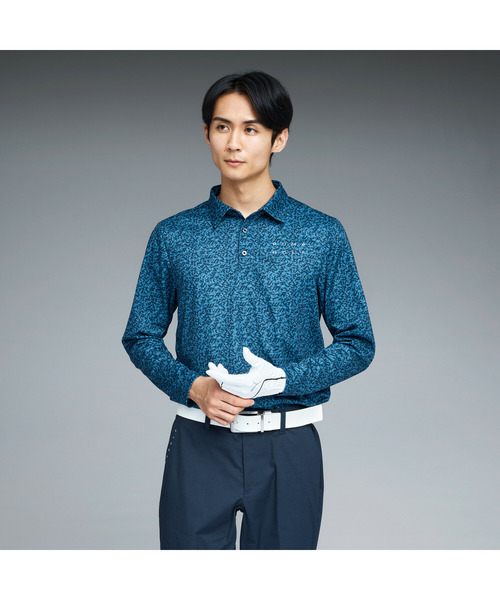 セール】PUMA プーマ メンズ ゴルフ PB グラフィック 長袖 ポロシャツ