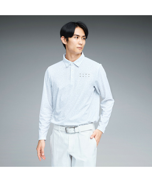 セール】PUMA プーマ メンズ ゴルフ PB グラフィック 長袖 ポロシャツ