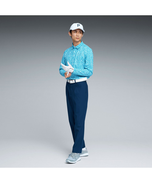 セール】PUMA プーマ メンズ ゴルフ PB グラフィック 長袖 ポロシャツ