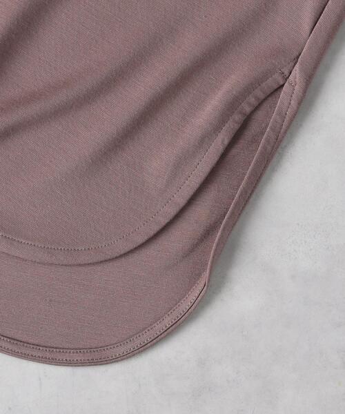 Right-on（ライトオン）の「HONEYSUCKLE ROSE(ハニーサックルローズ)【レディース】接触冷感ドルマンＶネックTシャツ（Tシャツ/カットソー・レディース・ライトベージュ/ブラック/ベージュ・M/L）」の5枚目の写真
