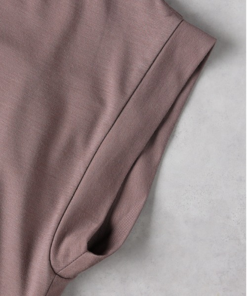 Right-on（ライトオン）の「HONEYSUCKLE ROSE(ハニーサックルローズ)【レディース】接触冷感ドルマンＶネックTシャツ（Tシャツ/カットソー・レディース・ライトベージュ/ブラック/ベージュ・M/L）」の18枚目の写真