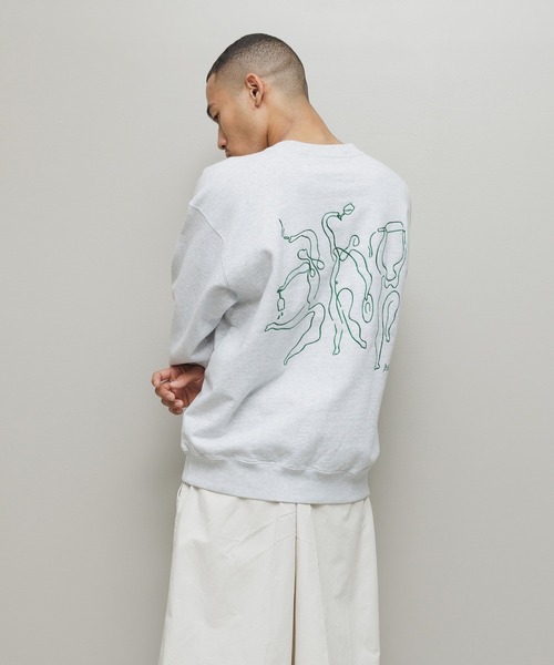 BAL（バル）の「dance crew（スウェット・メンズ・グレー/アッシュグレー/ブラック・3/2/1）」の9枚目の写真