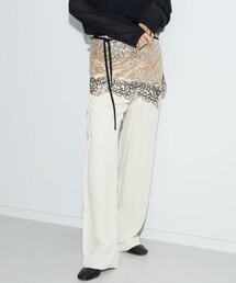 ＜AEWEN MATOPH＞ベルベットメローイージーパンツ