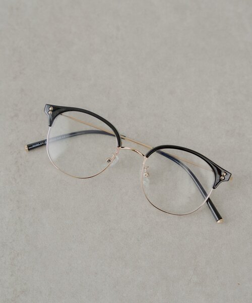 Chico(チコ)の「ハーフリムだてめがね(サングラス・レディース・ブラック/ブラウン・FREE)」の7枚目の写真