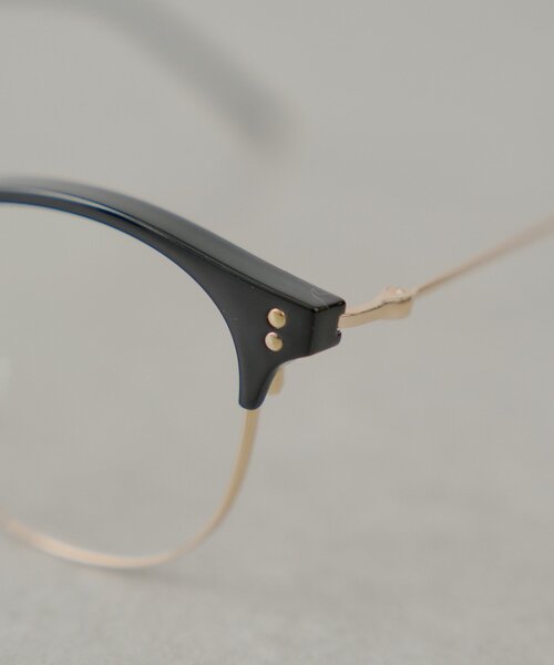 Chico(チコ)の「ハーフリムだてめがね(サングラス・レディース・ブラック/ブラウン・FREE)」の5枚目の写真