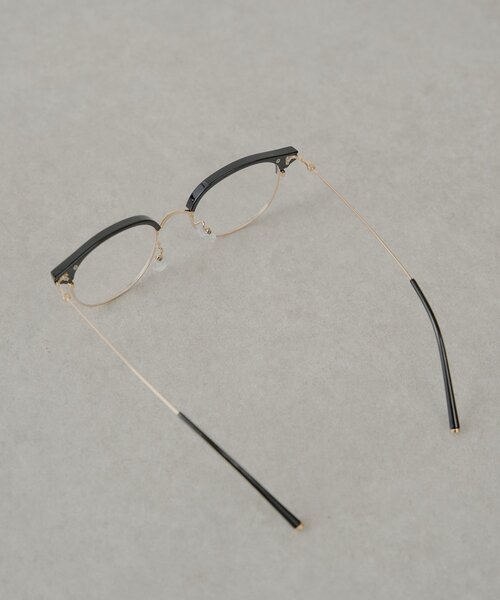 Chico(チコ)の「ハーフリムだてめがね(サングラス・レディース・ブラック/ブラウン・FREE)」の3枚目の写真