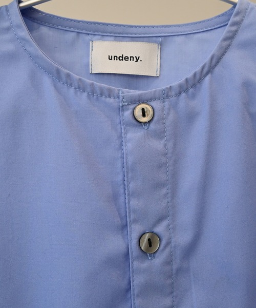 undeny.（アンディニ－）の「undeny/アンディニー フレアブラウス（シャツ/ブラウス・キッズ・ブラック/オフホワイト/ブルー・M/L/XL）」の14枚目の写真