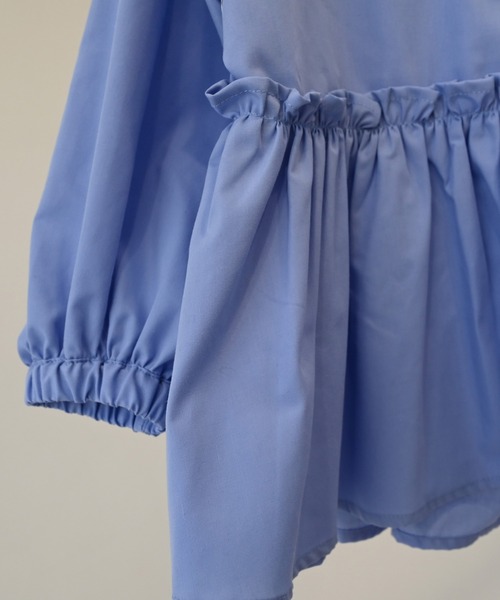 undeny.（アンディニ－）の「undeny/アンディニー フレアブラウス（シャツ/ブラウス・キッズ・ブラック/オフホワイト/ブルー・M/L/XL）」の16枚目の写真