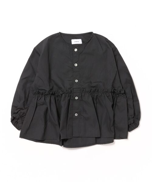 undeny.（アンディニ－）の「undeny/アンディニー フレアブラウス（シャツ/ブラウス・キッズ・ブラック/オフホワイト/ブルー・M/L/XL）」の19枚目の写真