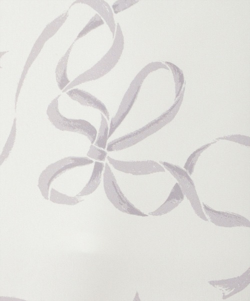 WILLSELECTION（ウィルセレクション）の「リボンプリントフレアスカート（スカート・レディース・ピンク/ブラック/オフホワイト・SMALL/MEDIUM）」の10枚目の写真