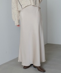 Bab | 【選べるサイズ展開】サテンナロースカート(スカート)