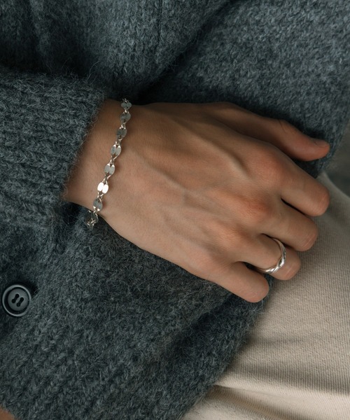 LURAKU（ルラク）の「【LURAKU】Silver925 Chain Bracelet / シルバー925チェーンブレスレット（ブレスレット・メンズ・シルバー・FREE）」の2枚目の写真