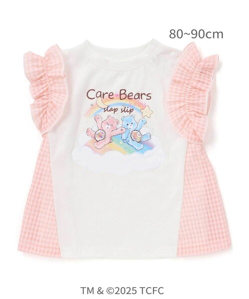 SLAP SLIP(スラップスリップ)の「【ケアベア×SLAP SLIP】イラストプリントサイド切り替え袖フリルTシャツ(80~130cm)(Tシャツ/カットソー・キッズ・ピンク/ホワイト/パープル/ブルー・120cm/100cm/80cm/130cm/90cm/110cm)」の13枚目の写真