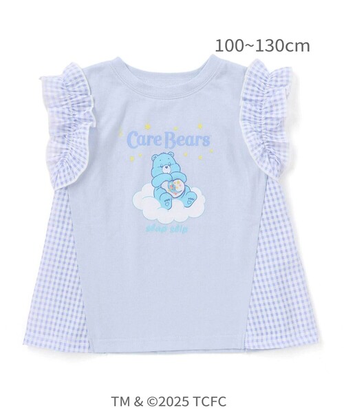 SLAP SLIP(スラップスリップ)の「【ケアベア×SLAP SLIP】イラストプリントサイド切り替え袖フリルTシャツ(80~130cm)(Tシャツ/カットソー・キッズ・ピンク/ホワイト/パープル/ブルー・120cm/100cm/80cm/130cm/90cm/110cm)」の20枚目の写真