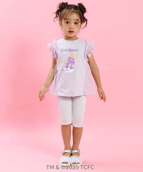 SLAP SLIP(スラップスリップ)の「【ケアベア×SLAP SLIP】イラストプリントサイド切り替え袖フリルTシャツ(80~130cm)(Tシャツ/カットソー・キッズ・ピンク/ホワイト/パープル/ブルー・120cm/100cm/80cm/130cm/90cm/110cm)」の10枚目の写真