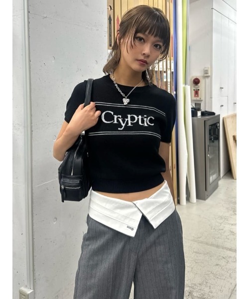 SLY（スライ）の「RANDOM CHAIN HEART N/C ランダム チェーン ハートネックレス（ネックレス・レディース・ゴールド/シルバー・FREE）」の4枚目の写真