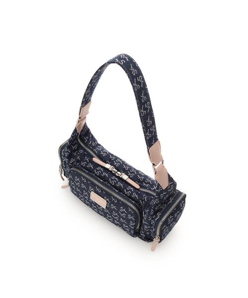 Samantha Thavasa（サマンサタバサ）の「Denim ST Jacquard Ⅱ ショルダーバッグ（ショルダーバッグ・レディース・ネイビー/イエロー/ピンク・FREE）」の6枚目の写真