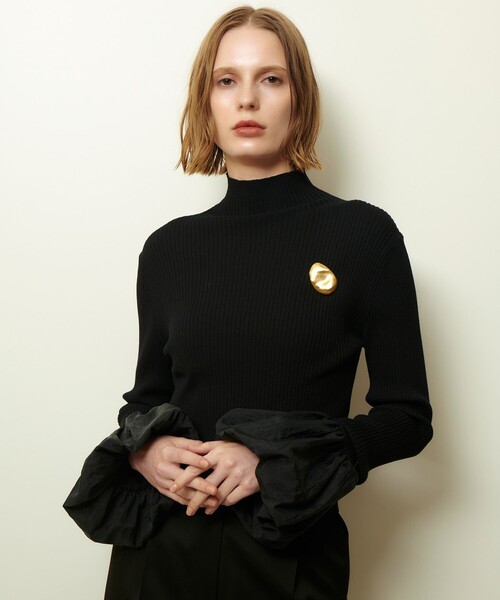 allureville（アルアバイル）の「オーバルブローチ（ブローチ/コサージュ・レディース・シルバー/ゴールド・FREE）」の3枚目の写真