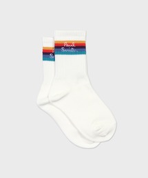 Paul Smith JUNIOR（ポールスミスジュニア）の「ジュニア アーティストストライプロゴ ソックス / 893175 2953414（ソックス/靴下）」
