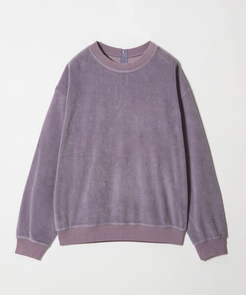 MONKEY TIME(モンキータイム)の「オゾンウォッシュ ベロア バックジップ クルーネック(スウェット・メンズ・ダークグレー/パープル・S/M/L/XL)」の22枚目の写真