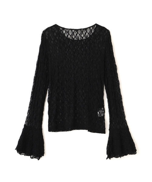 PROPORTION BODY DRESSING（プロポーションボディドレッシング）の「＜ハンドウォッシャブル＞レースフレアスリーブ / 1215260901（Tシャツ/カットソー・レディース・ブラック/ホワイト系その他・FREE）」の14枚目の写真