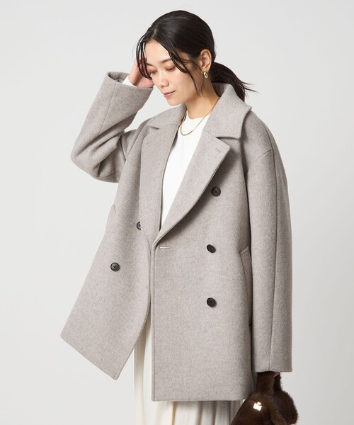 green label relaxing 今期完売Wピーコート size SHORTあり］＜1_OF MINE＞W ピーコート