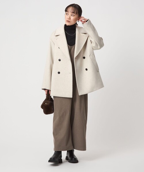 green label relaxing 今期完売Wピーコート 今期green label relaxing＜1_OF MINE＞W ピーコート