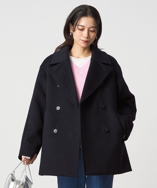 今期green label relaxing＜1_OF MINE＞W ピーコート size SHORTあり］＜1_OF MINE＞W ピーコート