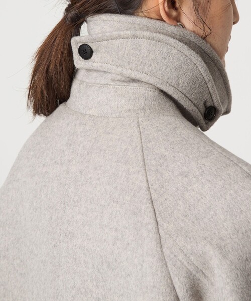 size SHORTあり］＜1_OF MINE＞W ピーコート（ピーコート）｜green