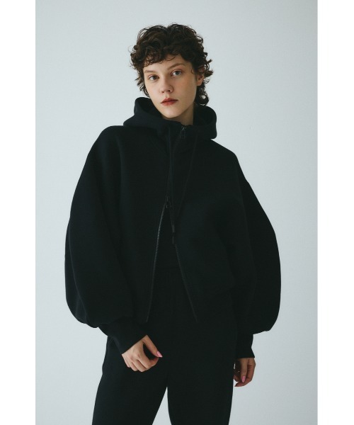 今期新品ヘリンドットサイFeels foodie cardiganパーカー HeRIN.CYE（ヘリンドットサイ）の「Front zip foodie フロントジップ