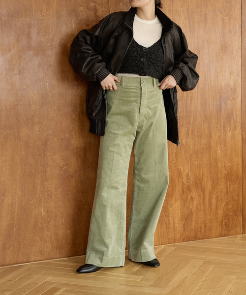IENA LA BOUCLE(イエナラブークル)の「IENA LA BOUCLE レザースタンドネックブルゾン(ライダースジャケット・レディース・ブラック/ブラウン・FREE)」の3枚目の写真