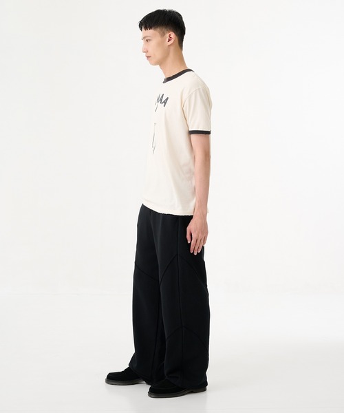 Jieda（ジエダ）の「【Jieda】別注 DAMAGE RINGER TEE（Tシャツ/カットソー・メンズ・グレー/ホワイト・1/2）」の6枚目の写真