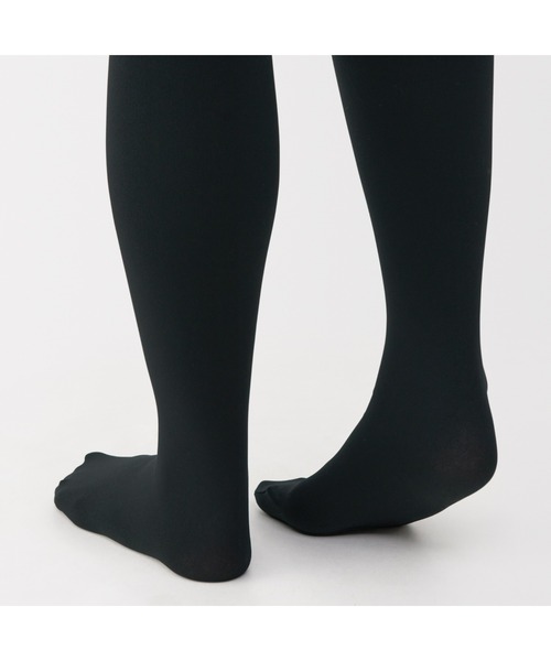 無印良品（ムジルシリョウヒン）の「婦人　裏起毛・１６０デニール　タイツ（マタニティ）（タイツ/ストッキング・レディース・ブラック・S/M/L/XL）」の4枚目の写真