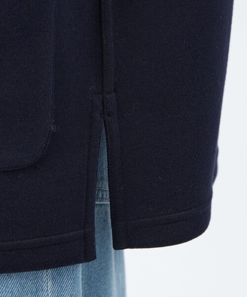 MACKINTOSH PHILOSOPHY（ﾏｯｷﾝﾄｯｼｭ ﾌｨﾛｿﾌｨｰ）の「ハウスチェックダンボールコーディガン ミドル（その他アウター・レディース・ダークネイビー/ブラウン・38）」の10枚目の写真