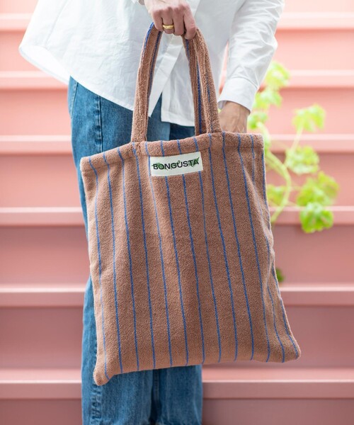 BONGUSTA ボングスタ NARAM TOTEBAG パイル地トートバッグ BONGUSTA/ボングスタ NARAM TOTEBAG / パイル地トートバッグ