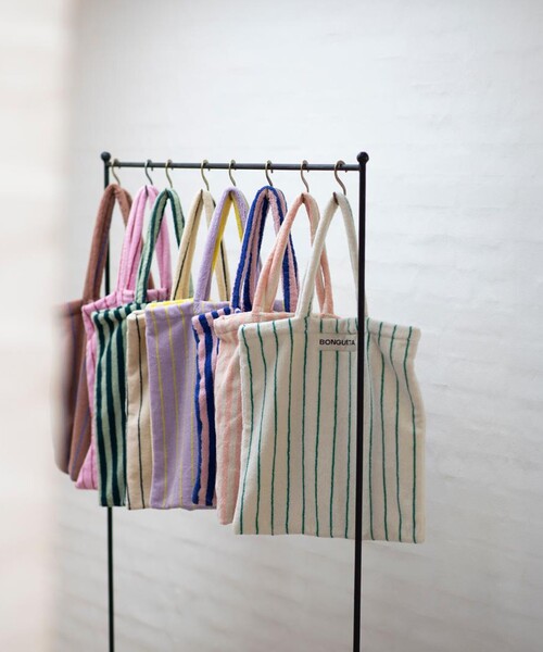 【新品未使用タグ付き】BONGUSTA ボングスタ パイル地トートバッグ セール】BONGUSTA NARAM TOTEBAG SMALL ボングスタ パイル地