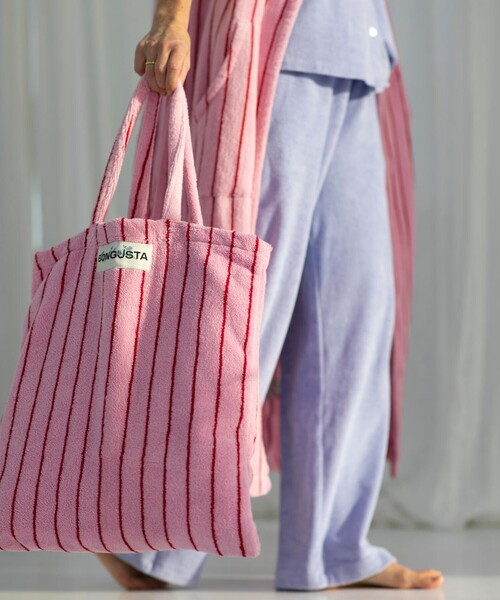 BONGUSTA(ボングスタ)の「BONGUSTA/ボングスタ NARAM TOTEBAG / パイル地トートバッグ(トートバッグ・レディース・ピンク/キャメル/ブラウン/ホワイト・ONE SIZE)」の22枚目の写真