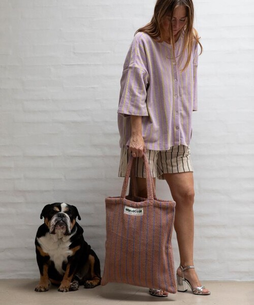 BONGUSTA/ボングスタ NARAM TOTEBAG / パイル地トートバッグ