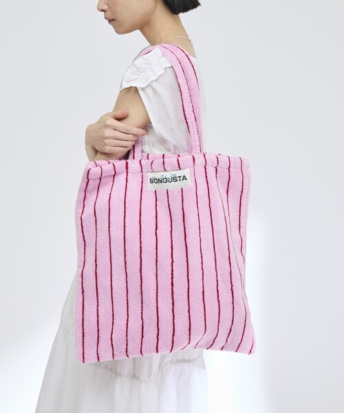 BONGUSTA/ボングスタ NARAM TOTEBAG / パイル地トートバッグ