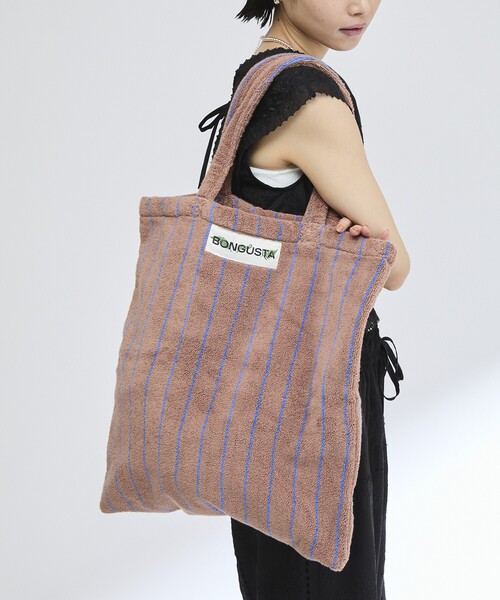 BONGUSTA ボングスタ パイル地トートバッグ BONGUSTA トートバッグ BONGUSTA/ボングスタ NARAM TOTEBAG