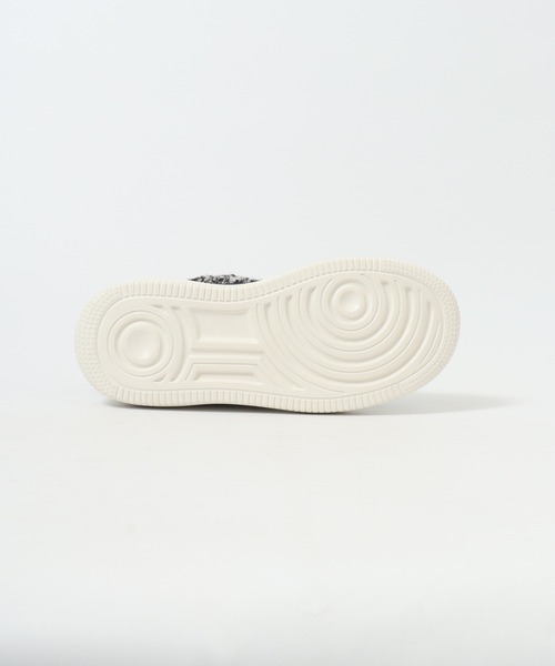 kitson(キットソン)の「KITSON キットソン 厚底 ウェッジソール 軽量 レースアップ ローカットツイードスニーカー(スニーカー・レディース・ブラック/ネイビー・24.5cm/24cm/23.5cm/23cm)」の6枚目の写真