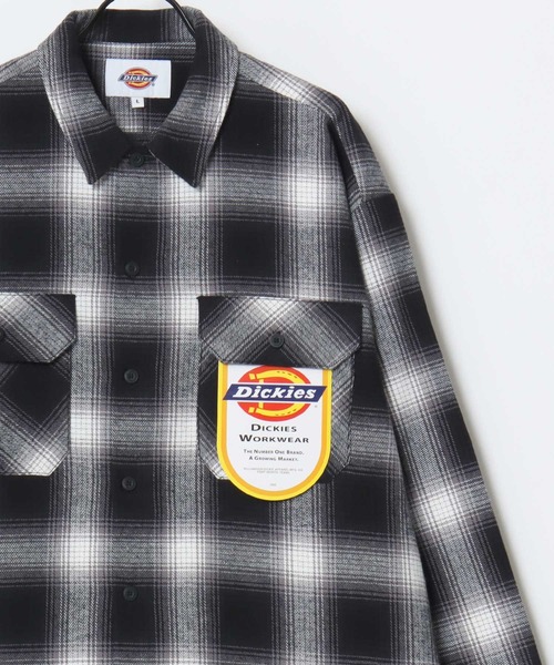 セール】Dickies/ディッキーズ Check Work Shirt/オーバーサイズ