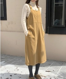 cammie（キャミー）の「サスペンダー付きジャンパースカート（ジャンパースカート・レディース）」