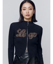 EMODA | パッチロゴプレーティングニット(ニット/セーター)