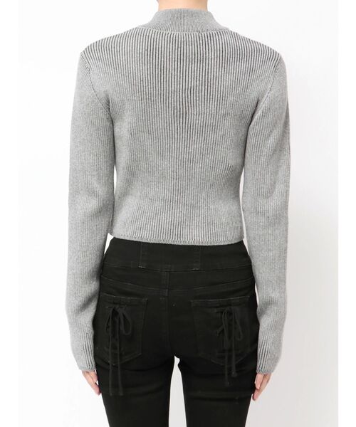 EMODA（エモダ）の「パッチロゴプレーティングニット（ニット/セーター・レディース・ブラック/ブラウン/グレー/ピンク・FREE）」の20枚目の写真