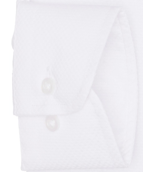 TOKYO SHIRTS(トウキョウシャツ)の「形態安定ノンアイロン ボタンダウン 長袖ビジネスワイシャツ(ビジネスシャツ・メンズ・ホワイト・首回り39cm-裄丈80cm/首回り39cm-裄丈84cm/首回り41cm-裄丈82cm/首回り41cm-裄丈86cm/首回り42cm-裄丈82cm/首回り42cm-裄丈86cm/首回り43cm-裄丈82cm/首回り43cm-裄丈86cm/首回り37cm-裄丈80cm)」の3枚目の写真