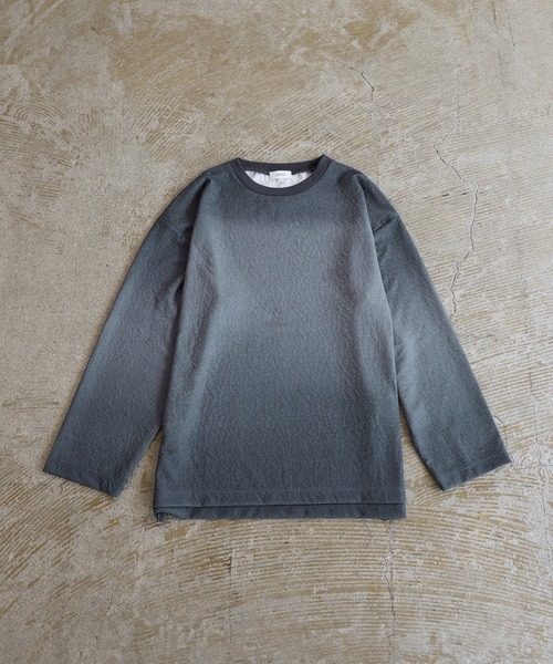 スウェルジャガードロングスリーブカットソー（Tシャツ